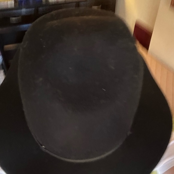 Ralph Lauren Wool Black Fedora Hat